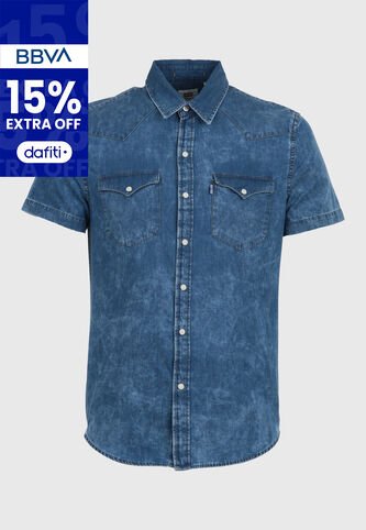 Camisa Denim Levi's Índigo Medio Levis