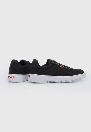Tenis Lifestyle Negro-Blanco-Rojo Levi's