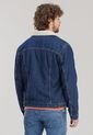 Chaqueta Denim Azul-Marfil Levi's Sherpa Trucker de Levis