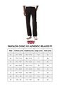 Pantalón Levi's Chino XX Authentic Relaxed Fit Negro de Levis