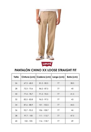 Pantalón Levi's Chino XX Loose Straight Fit Caqui