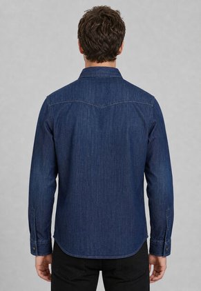 Camisa Denim Levi's Relaxed Western Índigo Medio