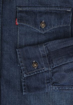 Camisa Denim Levi's Relaxed Western Índigo Medio