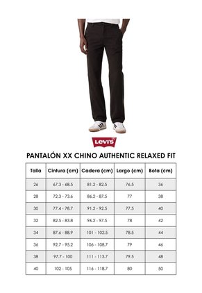 Pantalón Levi's XX Chino Authentic Relaxed Fit  Azul Grisáceo