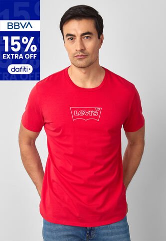 Camiseta Levi's Rojo Levis