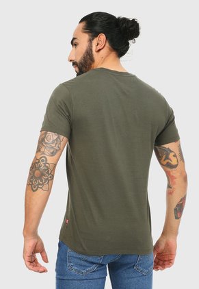 Camiseta Verde Oliva-Azul Levi´s