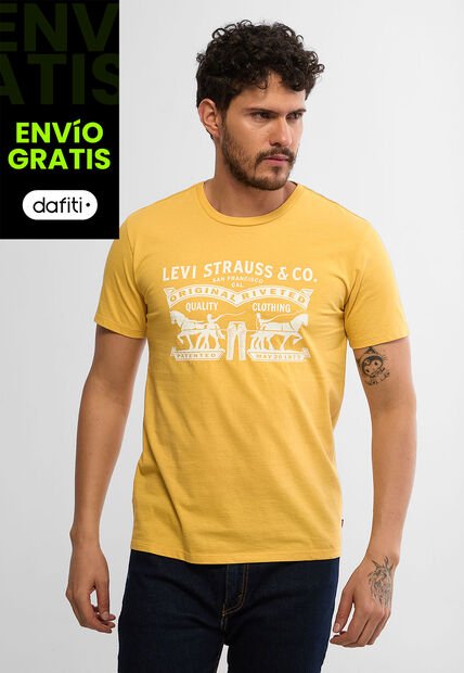 Camiseta Levi's Mostaza