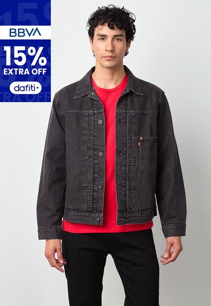 Chaqueta Denim Levi's Trucker Negro