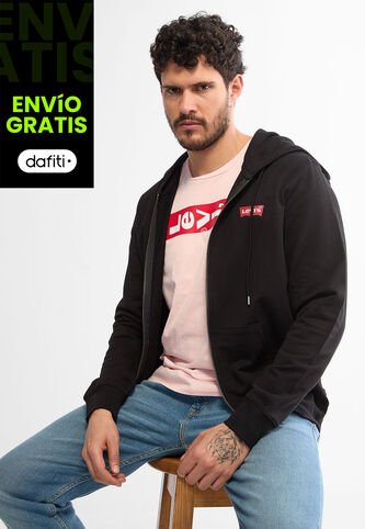 Hoodie Levi's Negro Levis