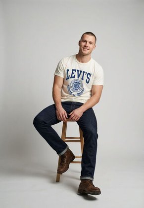 Camiseta Levi's Beige