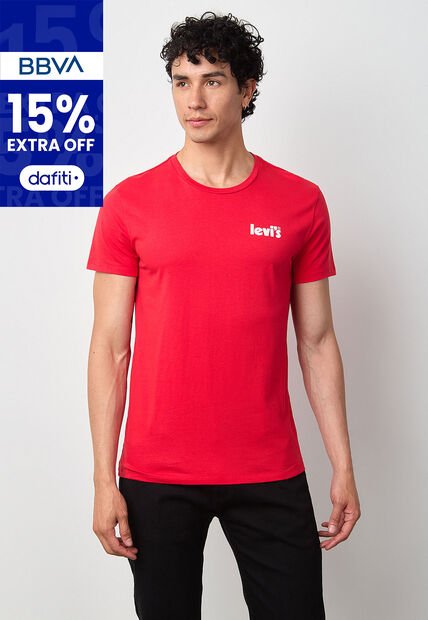 Camiseta Levi's Rojo