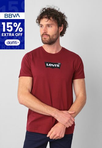 Camiseta Levi's Graphic Borgoña Levis