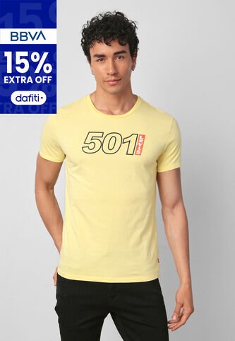 Camiseta Levi's Graphic Amarillo Levis