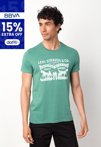 Camiseta Levi's Graphic Verde Levis