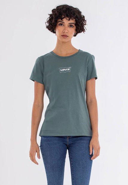 Camiseta Verde-Blanco Levi's