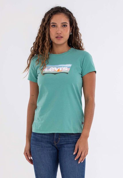 Camiseta Verde-Multicolor Levi's