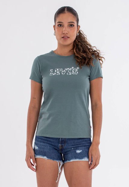 Camiseta Verde-Blanco Levi's