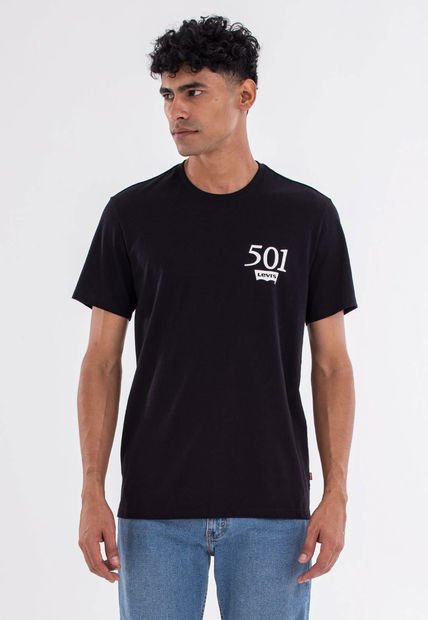 Camiseta Negro-Blanco Levi's Graphic 501