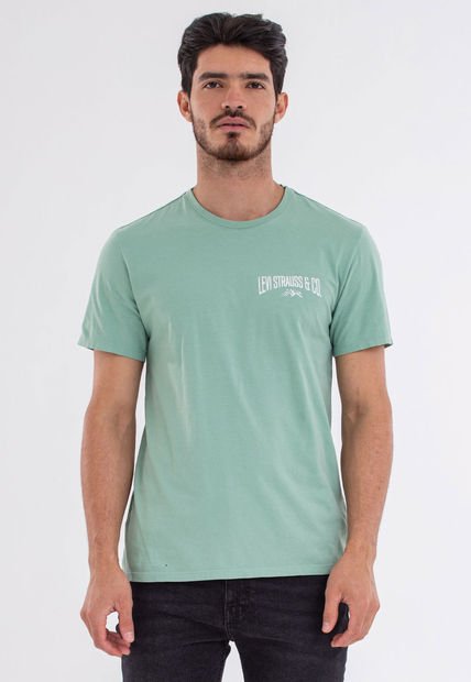 Camiseta Verde-Blanco Levi's Graphic