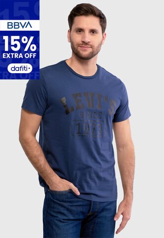 Camiseta Levi's Graphic Azul Levis