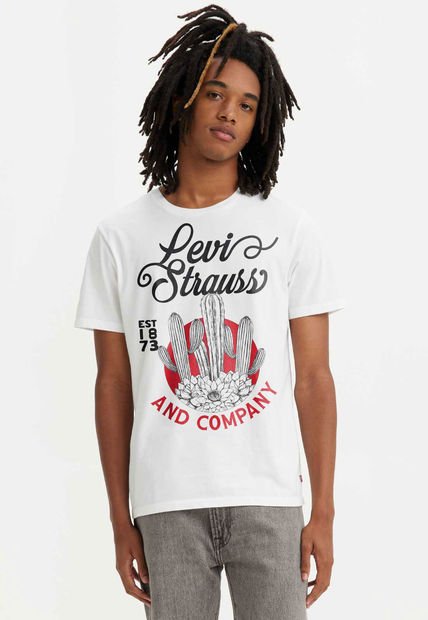 Camiseta Blanco-Multicolor Levi's Graphic Batwing