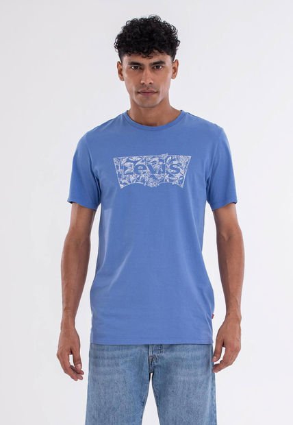 Camiseta Azul-Blanco Levi's Graphic