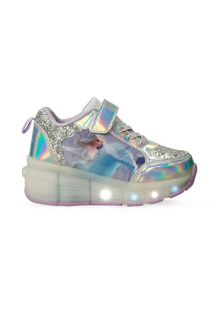 Tenis Patín Plateado/Lila Licenses Disney Gigi L Niña