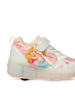 Tenis Patín Blanco/Rosado Licenses Disney Hannia L Niña