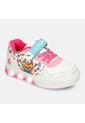 Tenis Infantil Para Niña Licenses Universal Blanco-Fucsia Mavy L de LICENSES