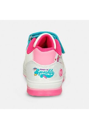 Tenis Infantil Para Niña Licenses Universal Blanco-Fucsia Mavy L