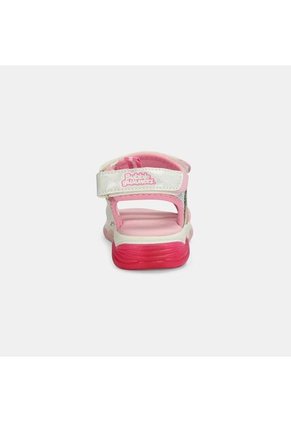 Sandalias Con Luces Infantil Para Niña Bubblegummers Fucsia Nelly L  16Princess 22-25