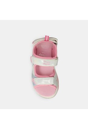 Sandalias Con Luces Infantil Para Niña Bubblegummers Fucsia Nelly L  16Princess 22-25