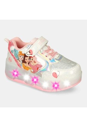 Tenis Con Luces Infantil Para Niña Licenses Disney Multicolor Magdalena L 26-29