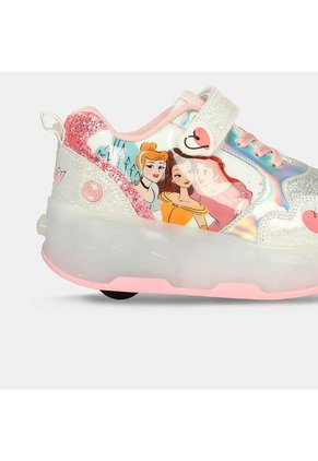 Tenis Con Luces Infantil Para Niña Licenses Disney Multicolor Magdalena L 26-29