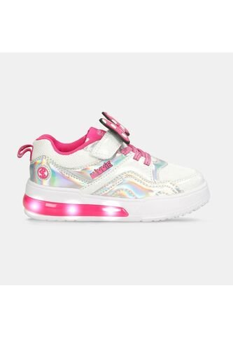 Tenis Con Luces Infantil Para Niña Bubblegummers Blanco Ultramar 22-25 LICENSES DISNEY