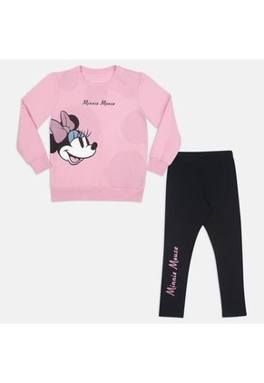 Conjunto Para Niña Licenses Disney Rosado-Negro Nivy L