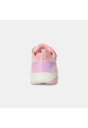 Tenis Con Luces Infantil Para Niña Bubblegummers Blanco Ultramar 22-25