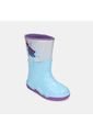 Botas De Lluvia Infantil Para Niña Licenses Disney Azul Toronja L 22-25 de LICENSES DISNEY