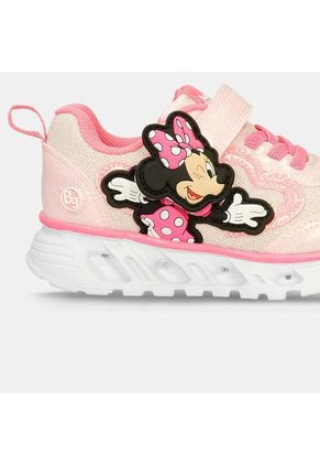Tenis Infantil Con Luces  Para Niña Licenses Disney Rosado Menina L