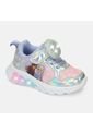 Tenis Con Luces Infantil Para Niña Bubblegummers Azul Tiziana L 3Frozen 22-25 de LICENSES DISNEY