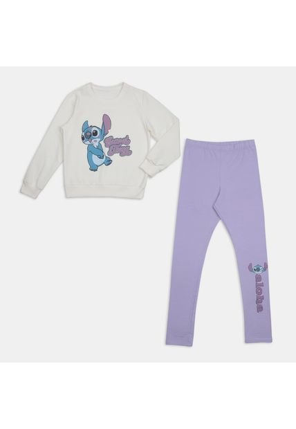 Conjunto Para Niña Licenses Disney Violeta Ola L