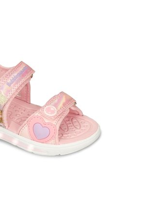 Sandalia Con Luces Infantil Para Niña Licenses Disney Rosado-Fucsia Maite L