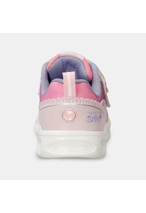 Tenis Con Luces Junior Para Niña Bubblegummers Multicolor Mia L 30-33