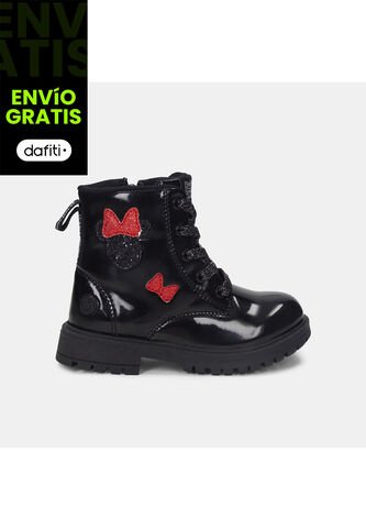 Botas Infantil Para Niña Bubblegummers Negro Nieves L 10Minnie 26-29 LICENSES DISNEY