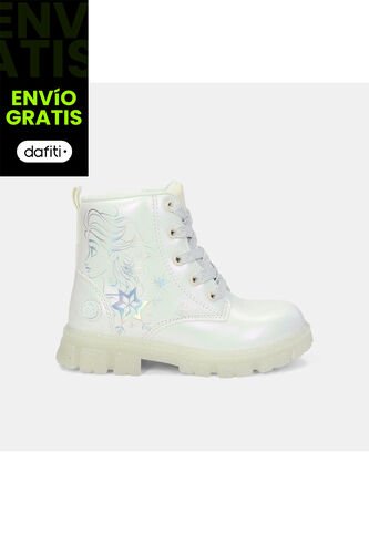Botas Junior Para Niña Bubblegummers Blanco Norma L 11Frozen 30-33 LICENSES DISNEY
