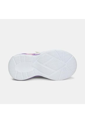 Tenis Con Luces Junior Para Niña Bubblegummers Blanco Ultramar 30-33