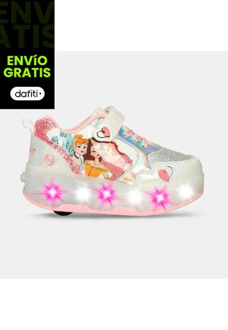 Tenis Con Luces Infantil Para Niña Licenses Disney Multicolor Magdalena L 26-29 LICENSES DISNEY
