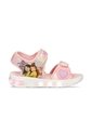 Sandalia Con Luces Infantil Para Niña Licenses Disney Rosado-Fucsia Maite L de LICENSES DISNEY