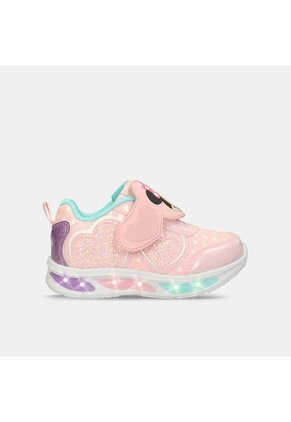 Tenis Infantil  Para Niña Bubblegummers/Disney Rosado Nora L 3Minnie 22-25