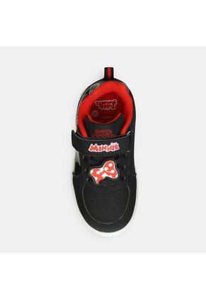 Tenis Con Luces Infantil Para Niña Bubblegummers Negro Nadia L 2Minnie 22-25
